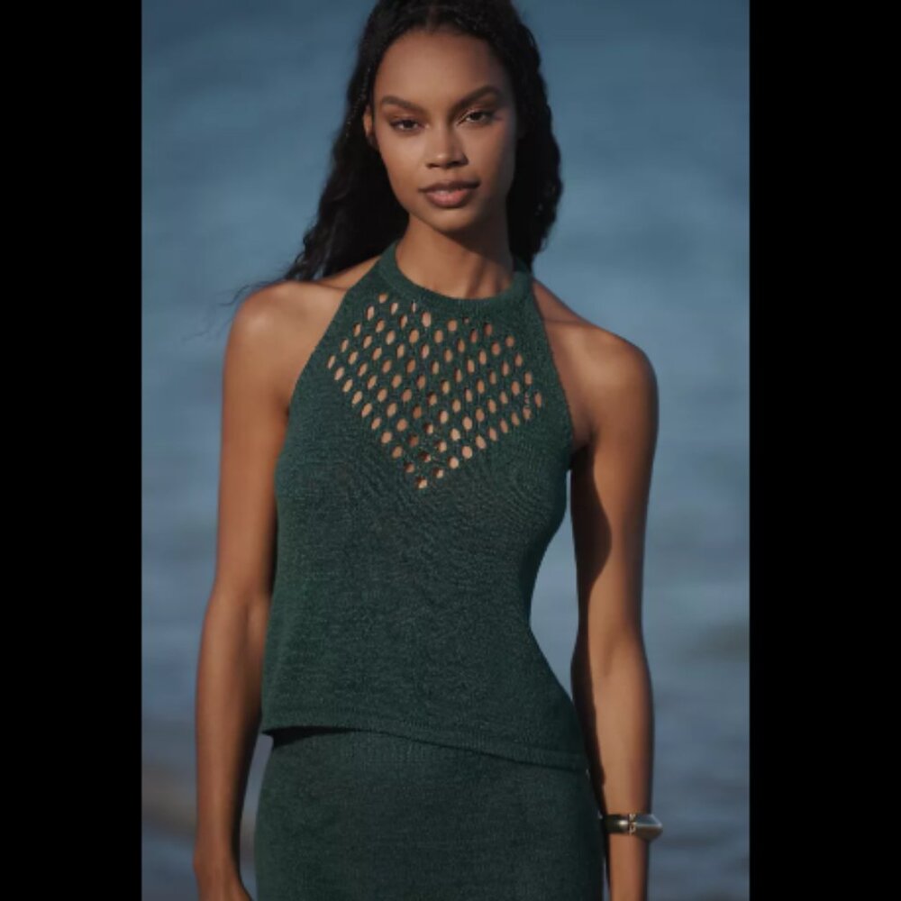 Brand New Sunday in Brooklyn Knit Halter Top